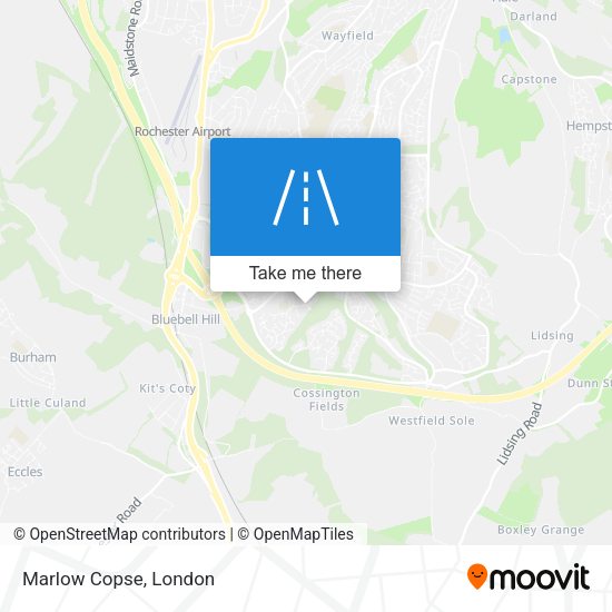 Marlow Copse map