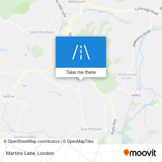 Martins Lane map