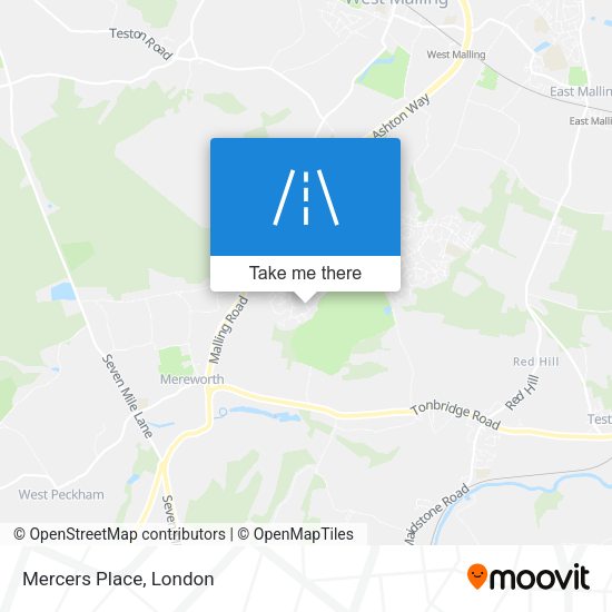 Mercers Place map