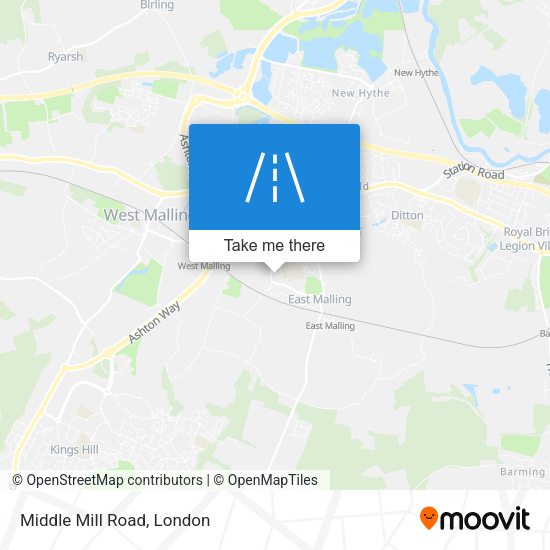 Middle Mill Road map