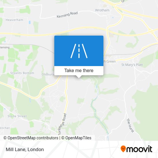 Mill Lane map