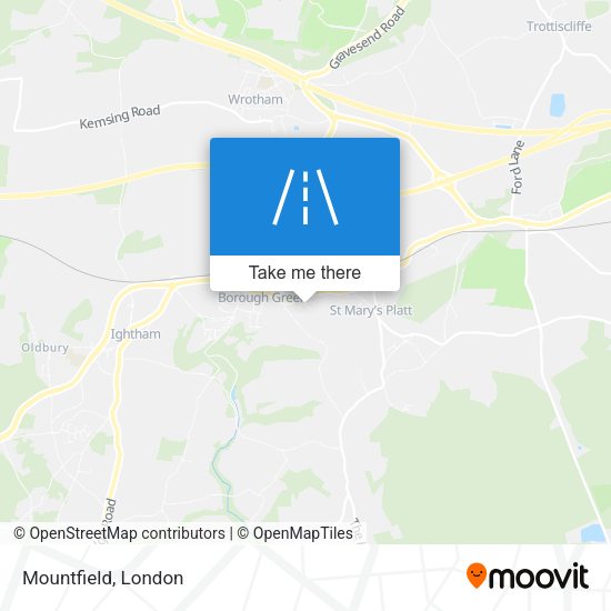 Mountfield map