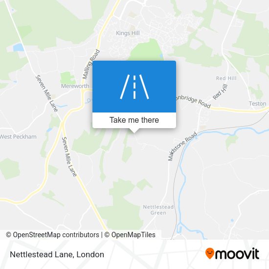 Nettlestead Lane map