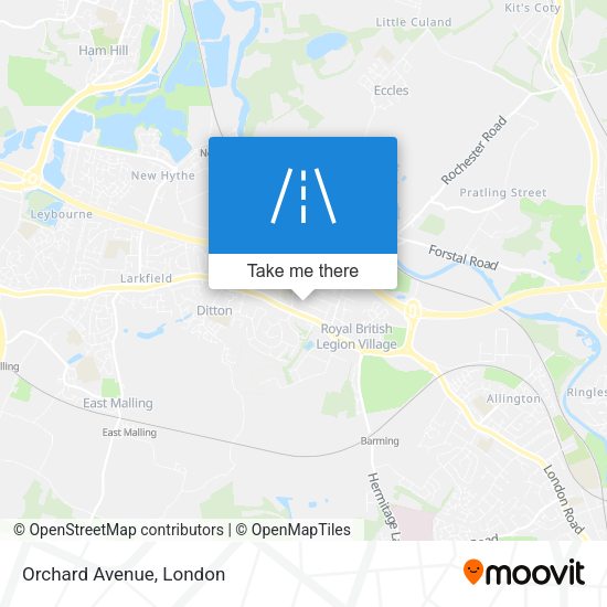 Orchard Avenue map