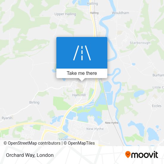 Orchard Way map