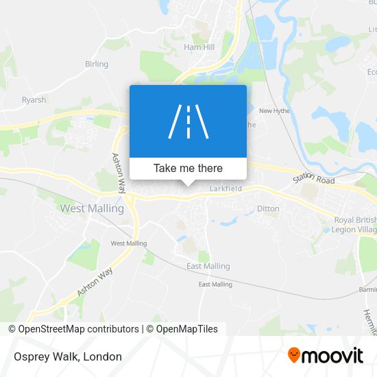 Osprey Walk map