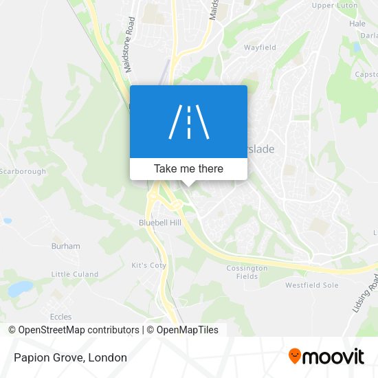 Papion Grove map