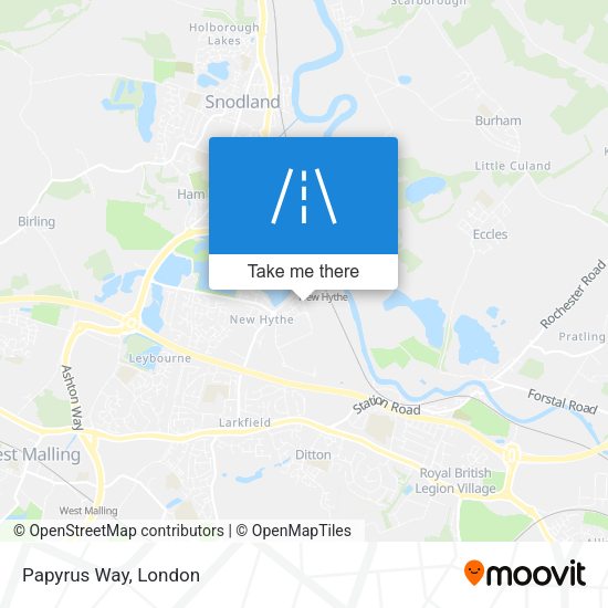 Papyrus Way map