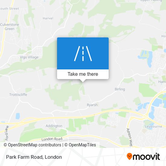Park Farm Road map