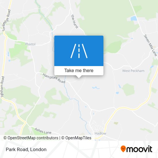 Park Road map