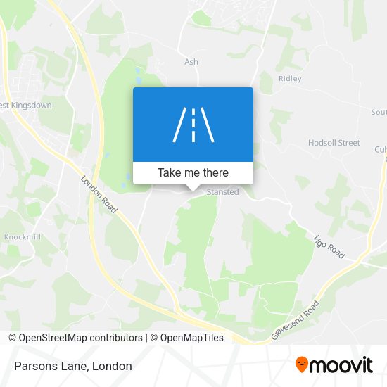 Parsons Lane map