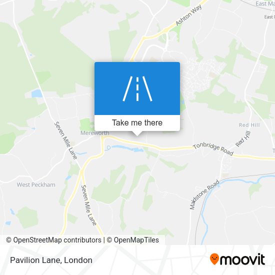 Pavilion Lane map