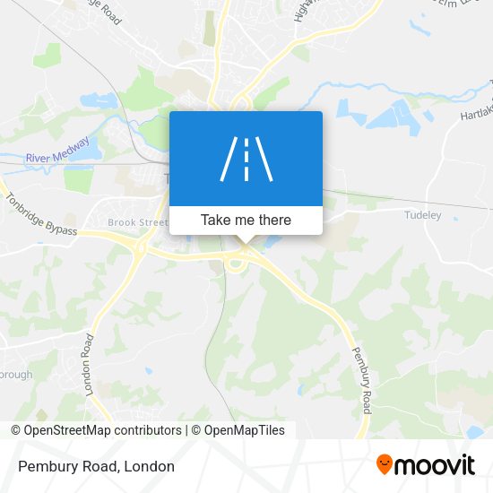 Pembury Road map
