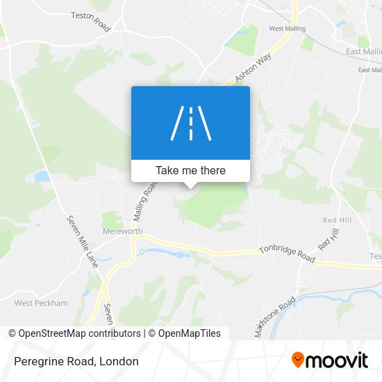 Peregrine Road map