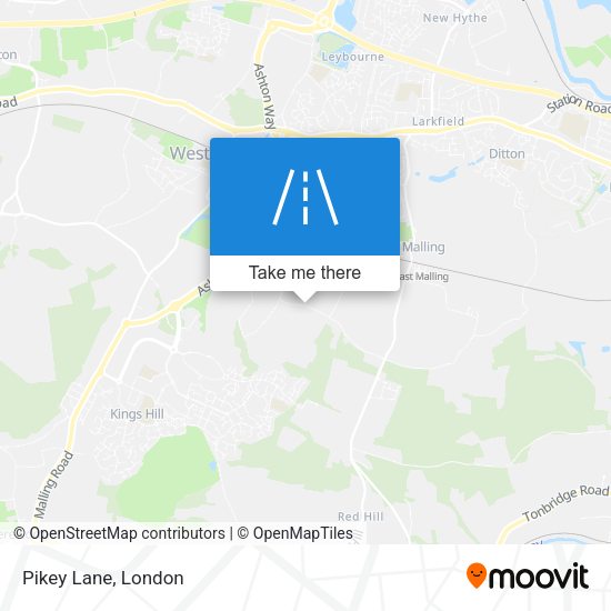 Pikey Lane map