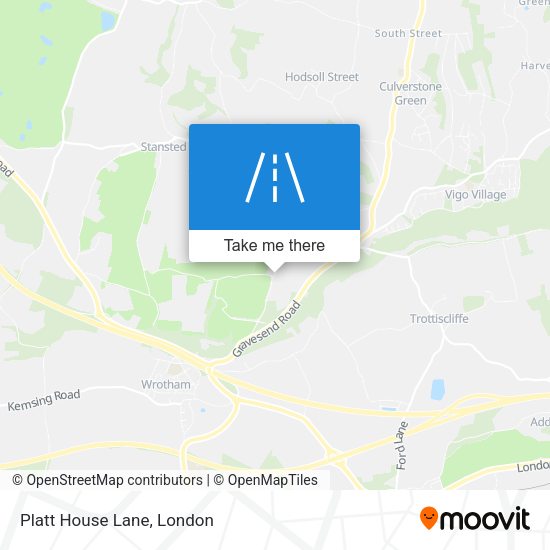 Platt House Lane map