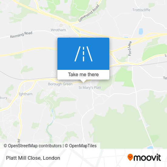 Platt Mill Close map