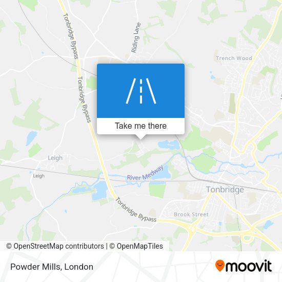 Powder Mills map