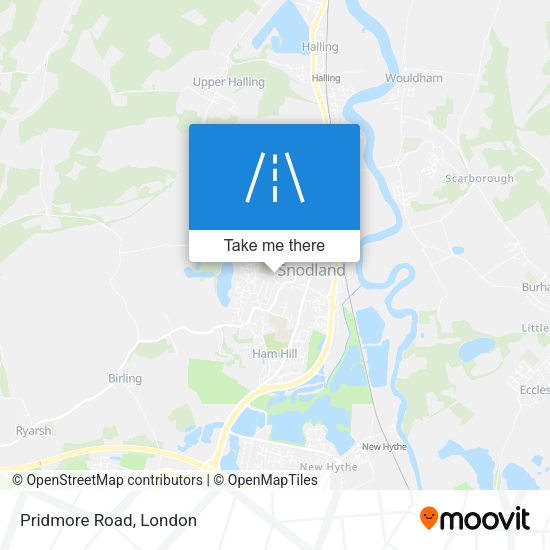 Pridmore Road map