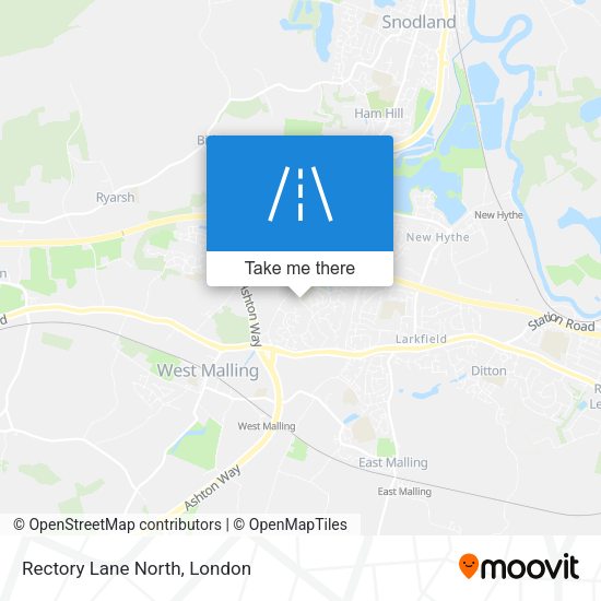 Rectory Lane North map