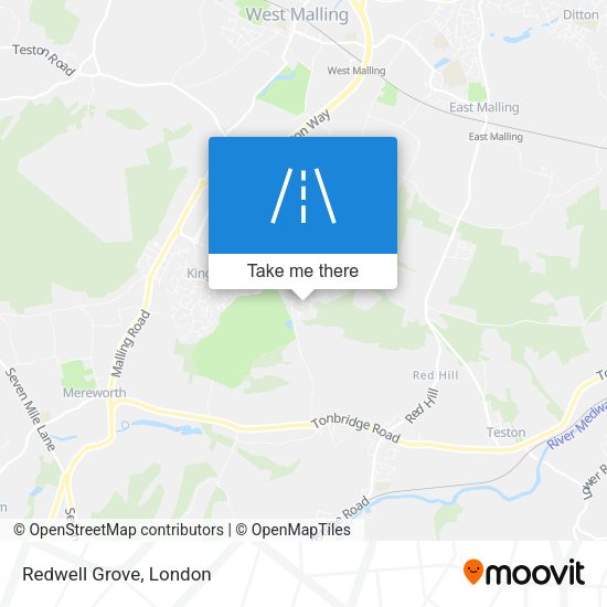 Redwell Grove map