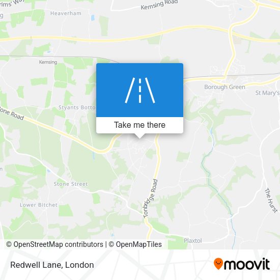 Redwell Lane map