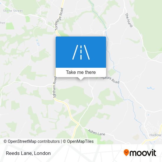 Reeds Lane map
