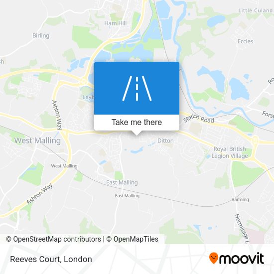 Reeves Court map