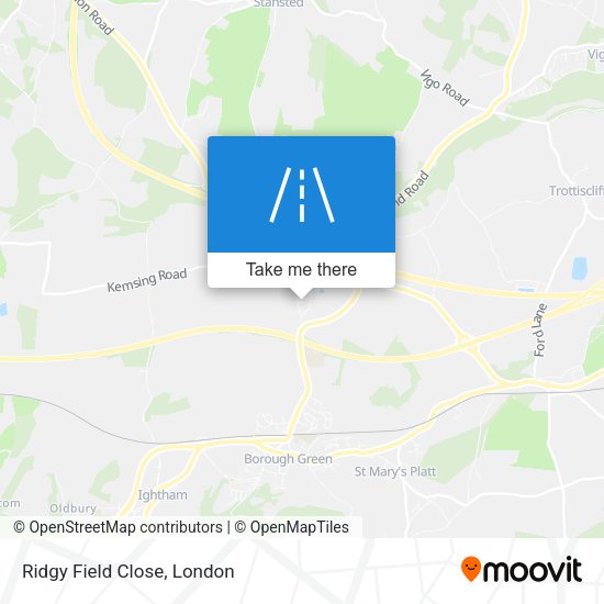 Ridgy Field Close map