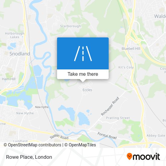 Rowe Place map