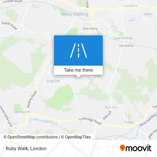 Ruby Walk map