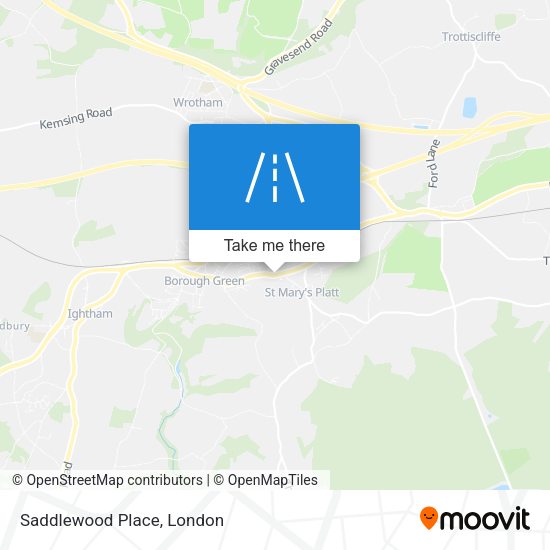Saddlewood Place map