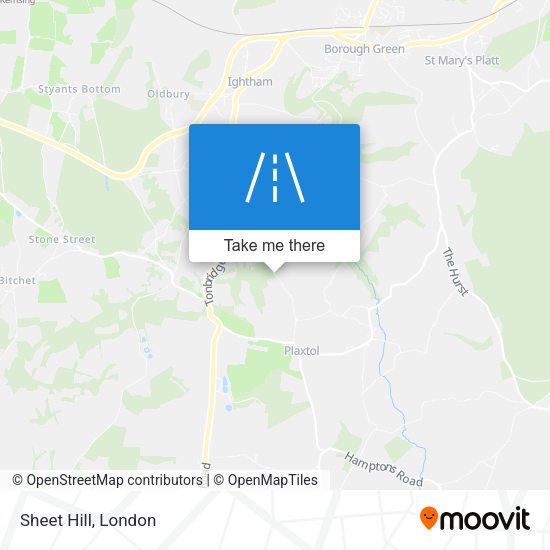 Sheet Hill map