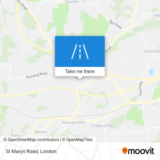 St Marys Road map