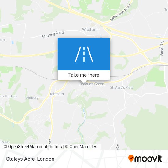Staleys Acre map