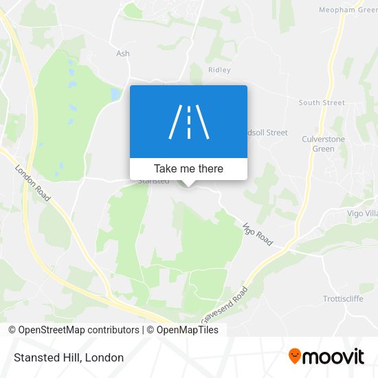 Stansted Hill map
