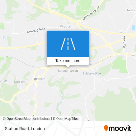 Station Road map
