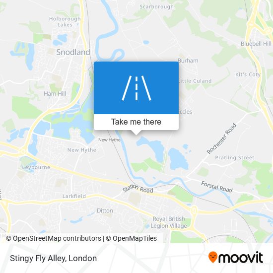 Stingy Fly Alley map