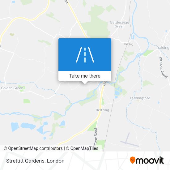 Strettitt Gardens map