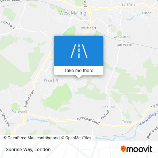 Sunrise Way map