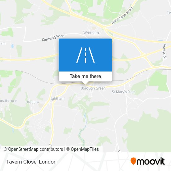 Tavern Close map