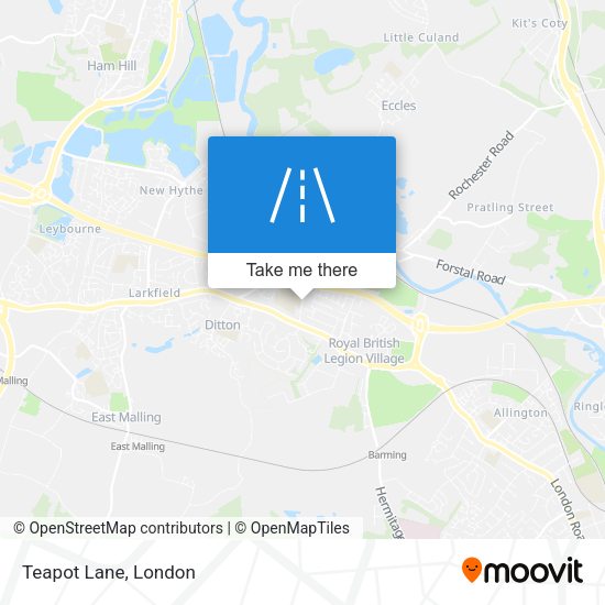 Teapot Lane map