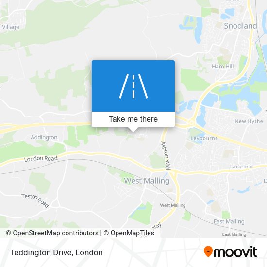 Teddington Drive map