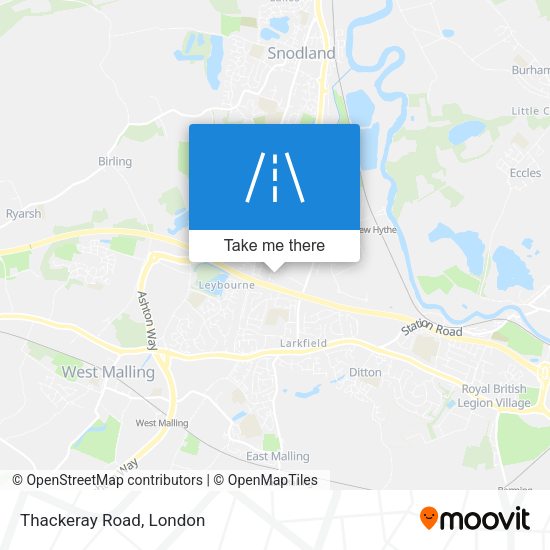 Thackeray Road map
