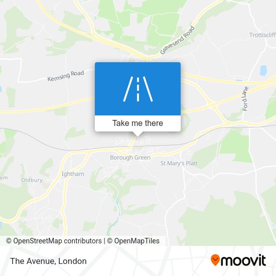 The Avenue map