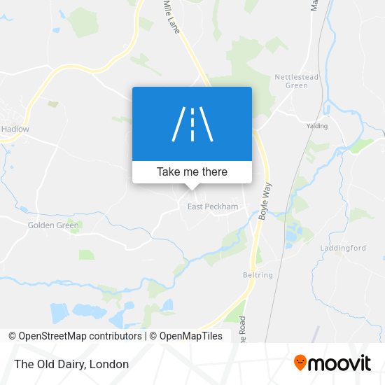 The Old Dairy map