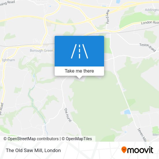 The Old Saw Mill map