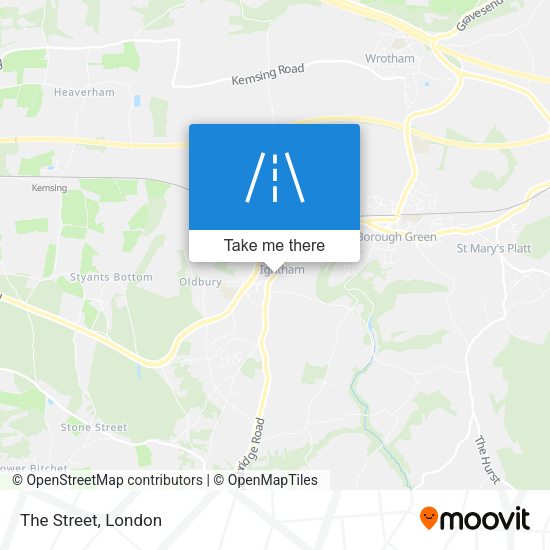 The Street map