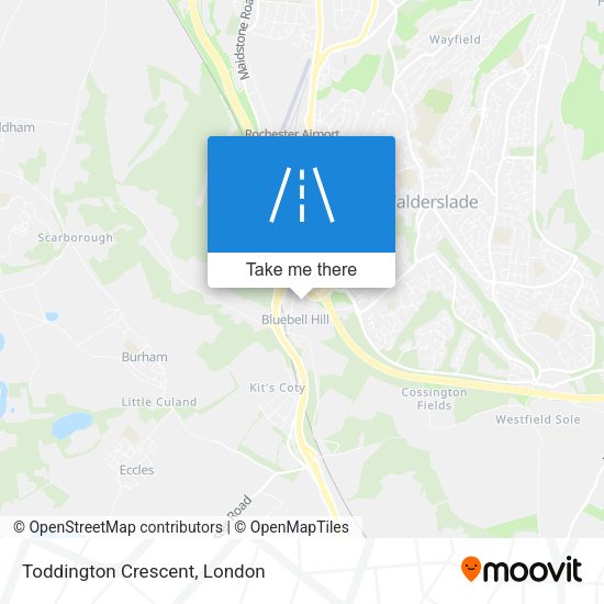Toddington Crescent map