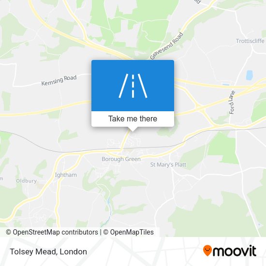 Tolsey Mead map